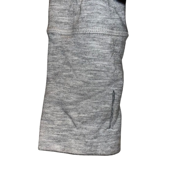 Gaiam Hooded Cardigan Soft Heather Grey Thumb Holes Size Small - Picture 3 of 7